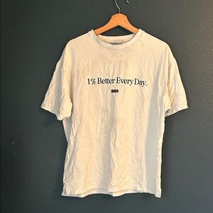 Motivational White Tee for Men